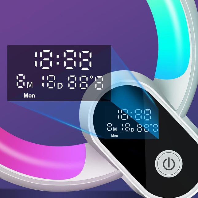 Aufwachlicht mit Sonnenaufgang und Naturgeräuschen