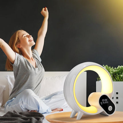 Aufwachlicht mit Sonnenaufgang und Naturgeräuschen