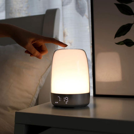 Aufwachlicht Lampe mit digitalem Wecker