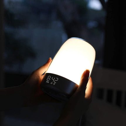 Aufwachlicht Lampe mit digitalem Wecker