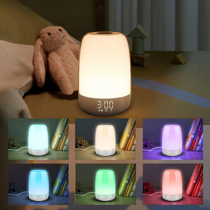 Aufwachlicht Lampe mit digitalem Wecker