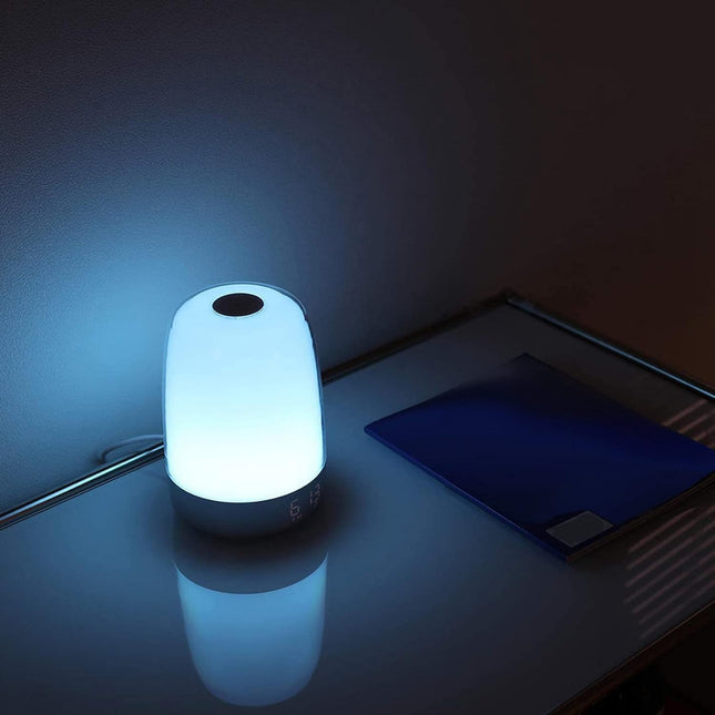 Aufwachlicht Lampe mit digitalem Wecker