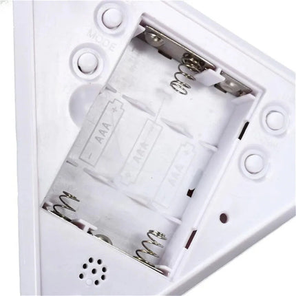 Pyramiden Wecker mit Stimmungslicht