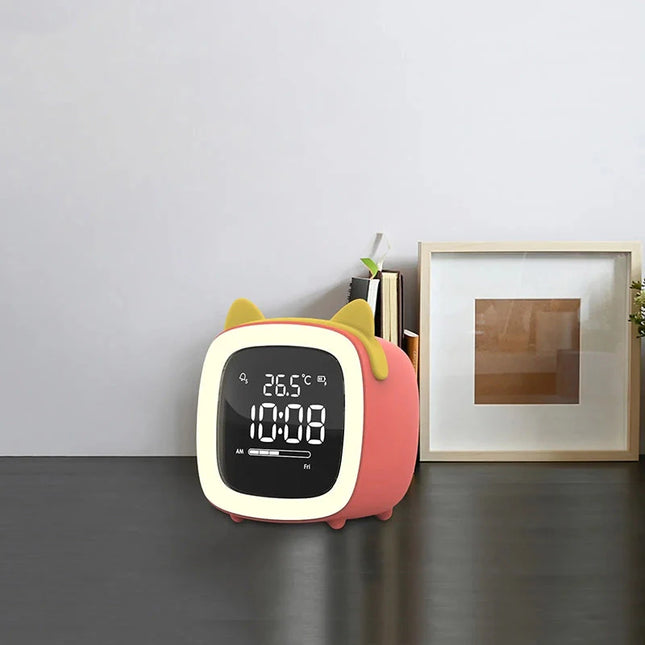 Digitaler Katzenwecker mit Nachtlicht