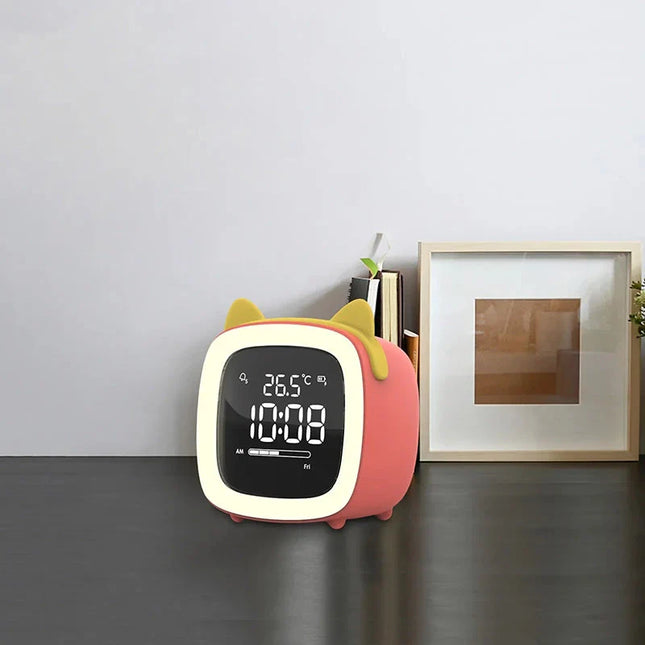 Digitaler Katzenwecker mit Nachtlicht