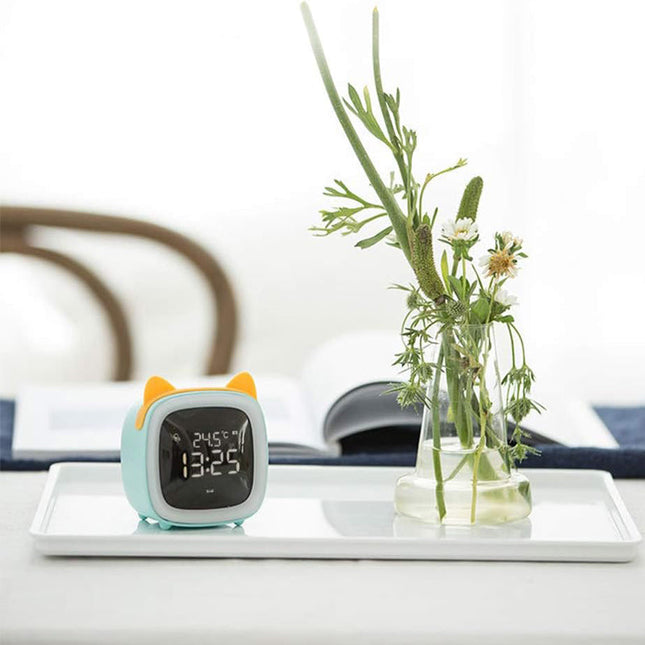 Digitaler Katzenwecker mit Nachtlicht