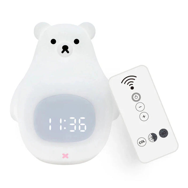 Kinderwecker Bär mit Nachtlicht Funktion