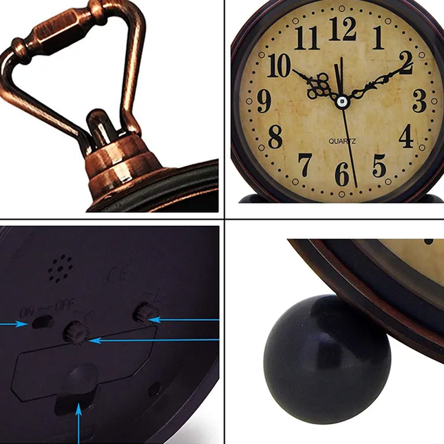 Nostalgischer Wecker im antiken Look